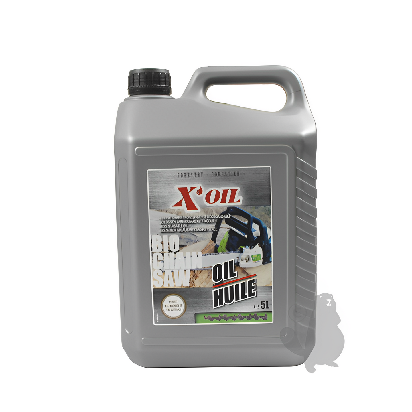 Huile de chaîne X’OIL BIODEGRADABLE Bidon de 5L ( BC68 )