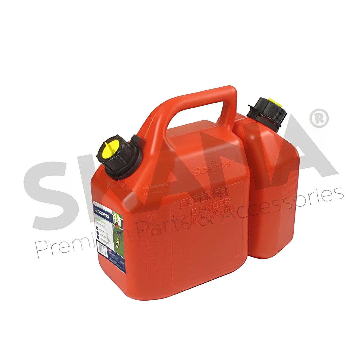 Jerrican double usage qualité pro d’une contenance de 6 + 2,25 litres