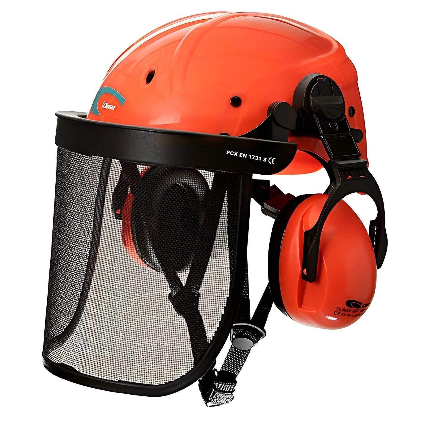 Casque d’élagage pour travaux en hauteur. ABS avec protection intérieure en EPS haute densité et doublure, sans bavette