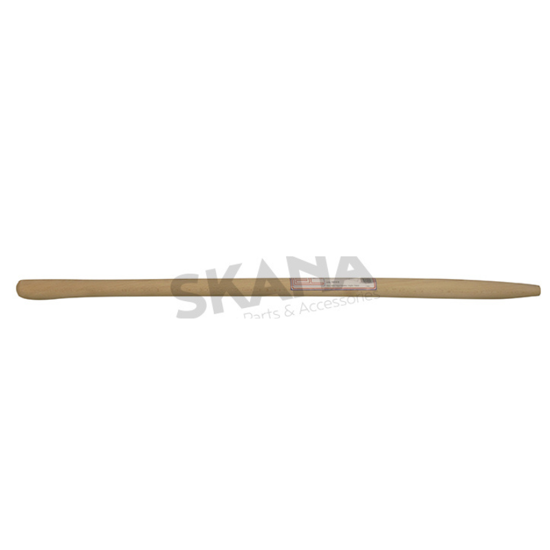 Manche en bois dur poncé adaptable pour bêche à pomme, Ø 39mm x 1m
