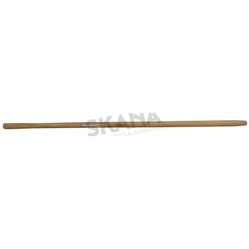 Manche en bois dur poncé adaptable pour fourche à foin, droit, Ø 36mm x 1,5m
