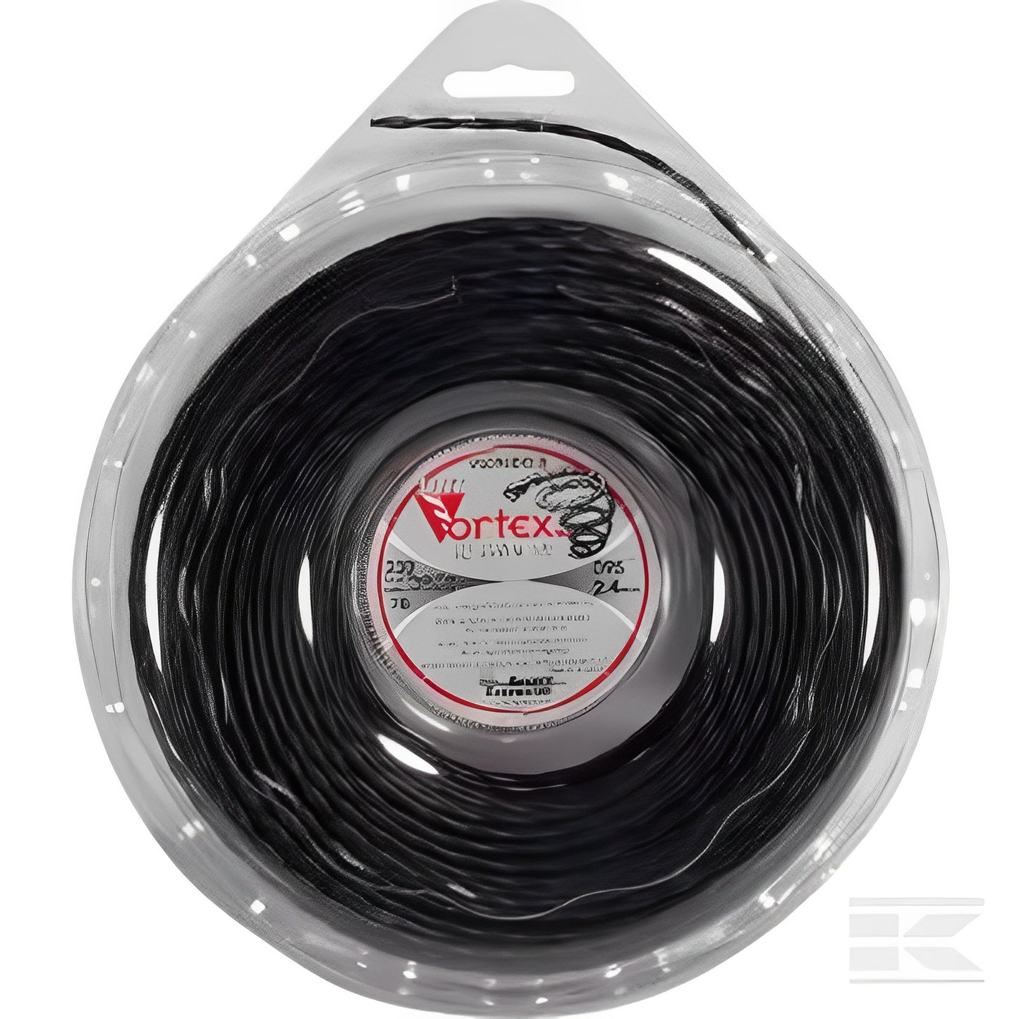Fil nylon Vortex Ø 2,4mm 70,1m Torsadé noir