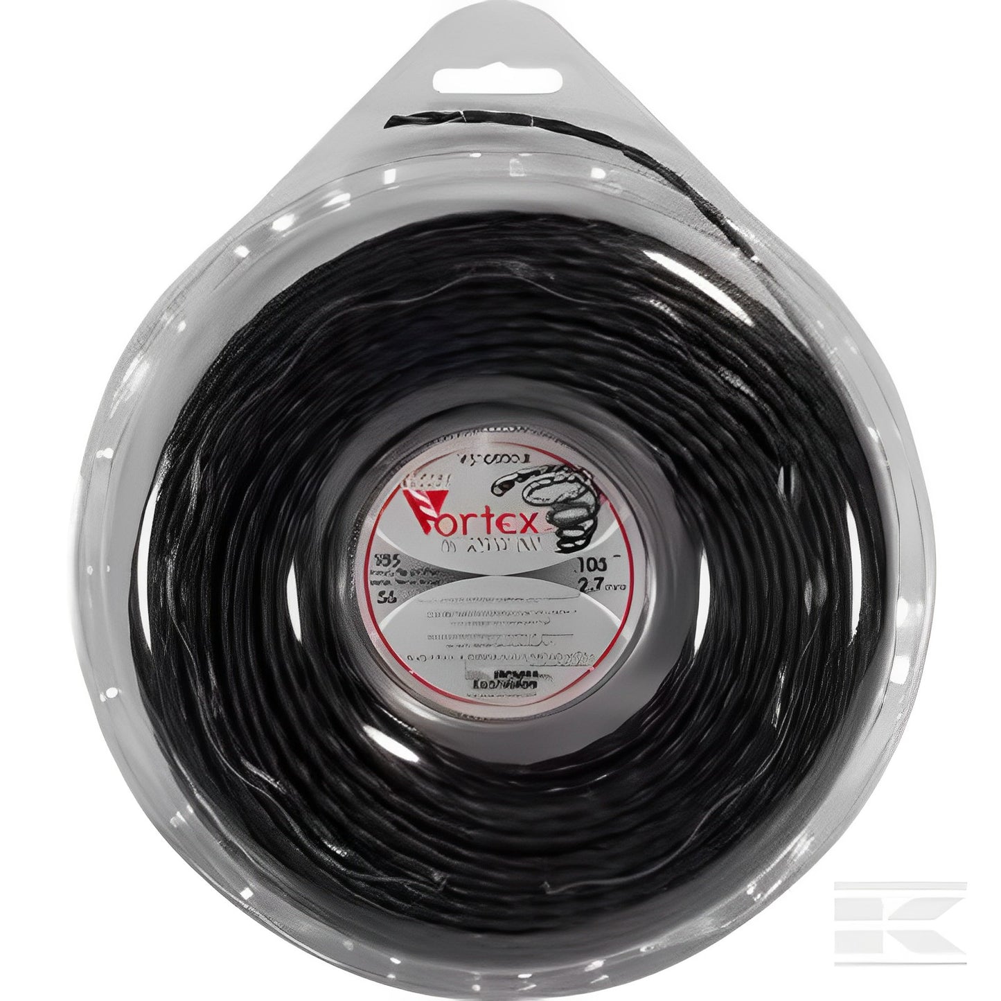 Fil nylon Vortex Ø 2,7mm 56,4m Torsadé noir