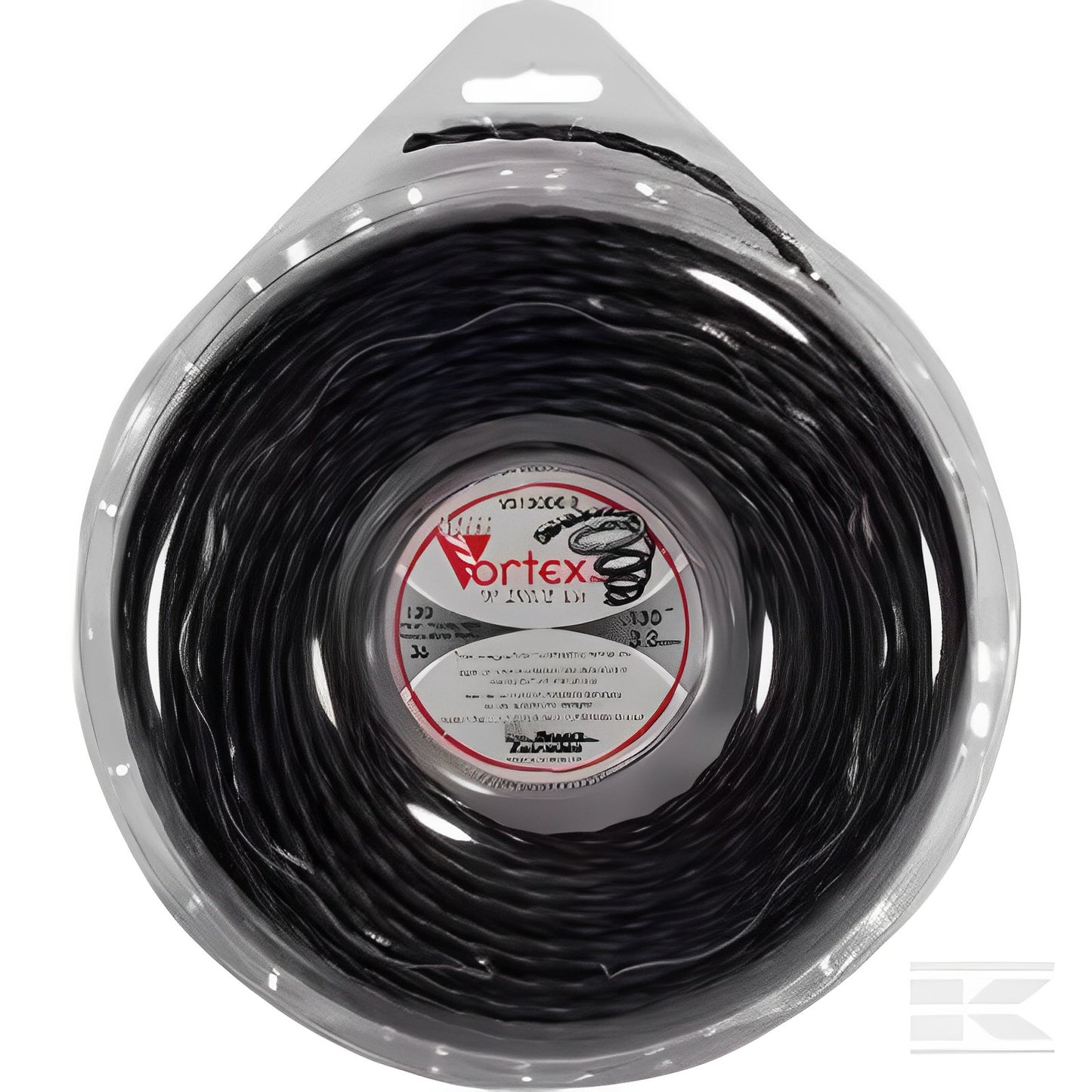 Fil nylon Vortex Ø 3,3mm 36,5m Torsadé noir