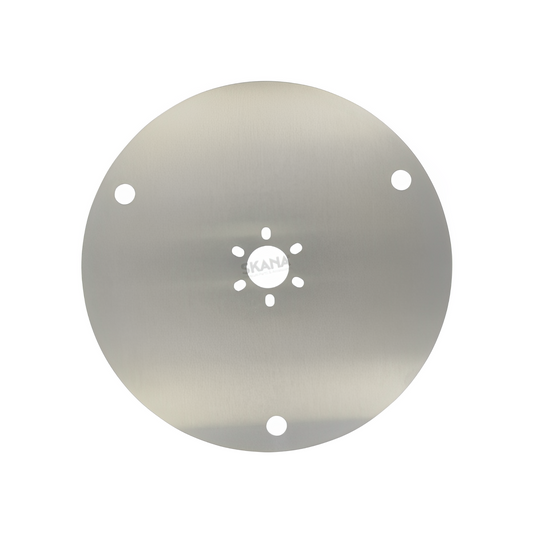Plaque de protection/friction des lames pour tondeuses robots HUSQVARNA modèles Automower® jusqu'à 2020: 420, 430X, 440, 450X, 520, 550. Ø 222 mm. Epaisseur 1,0 mm. Remplace origine 587 37 80-01.