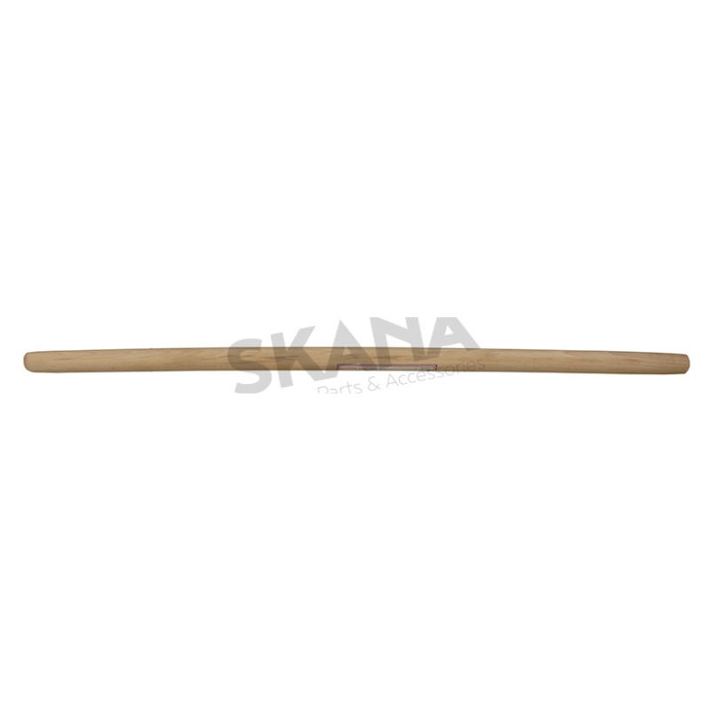 Manche en bois dur poncé adaptable pour pelle, droit, Ø 39mm x 1,1m