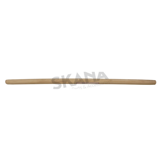 Manche en bois dur poncé adaptable pour pelle, droit, Ø 39mm x 1,1m