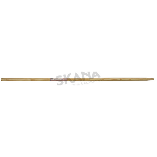 Manche en bois dur poncé adaptable pour croc, Ø 39mm x 1,5m