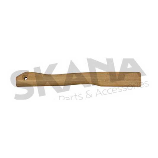 Manche en frêne verni adaptable pour hachette canadienne 400 x 47 x 17,5mm (brochable)