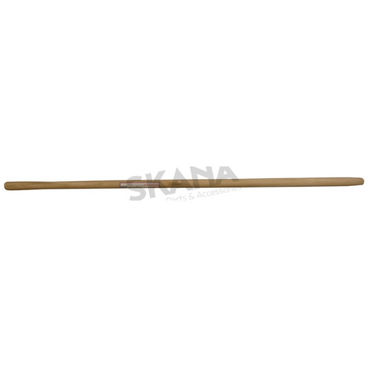 Manche en bois dur poncé adaptable pour fourche à foin, droit, Ø 36mm x 1,5m