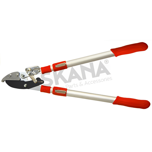 Coupe branches OZAKI à bras télescopiques 6 positions de 65 à 93cm, avec Lame enclume pour bois durs et crémaillère
