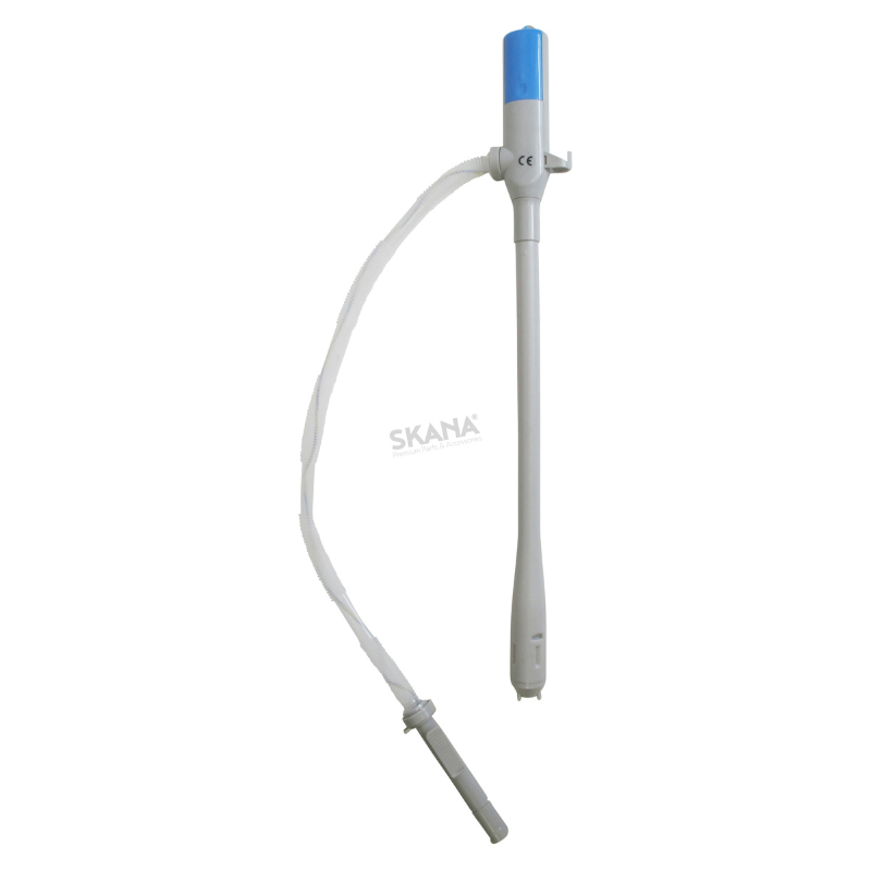 Pompe électrique de remplissage avec arrêt automatique, pour tous fluides non corrosifs (pétrole, kérosène, eau). Utilise 2 piles AA LR6 (non fournies)