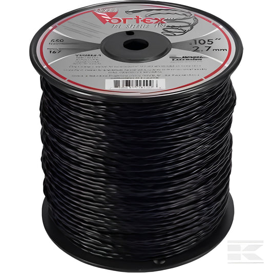 Fil nylon Vortex Ø 2,4mm 208,8m Torsadé noir